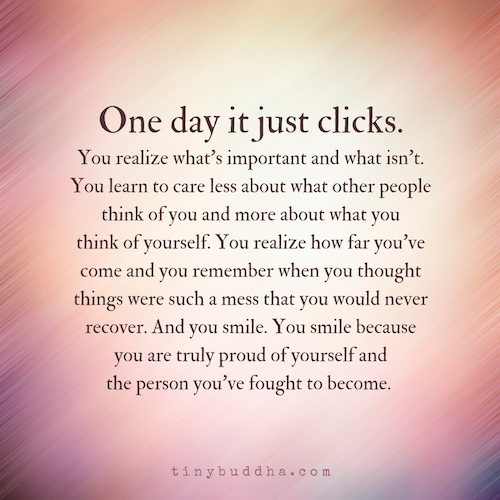 One day it just clicks